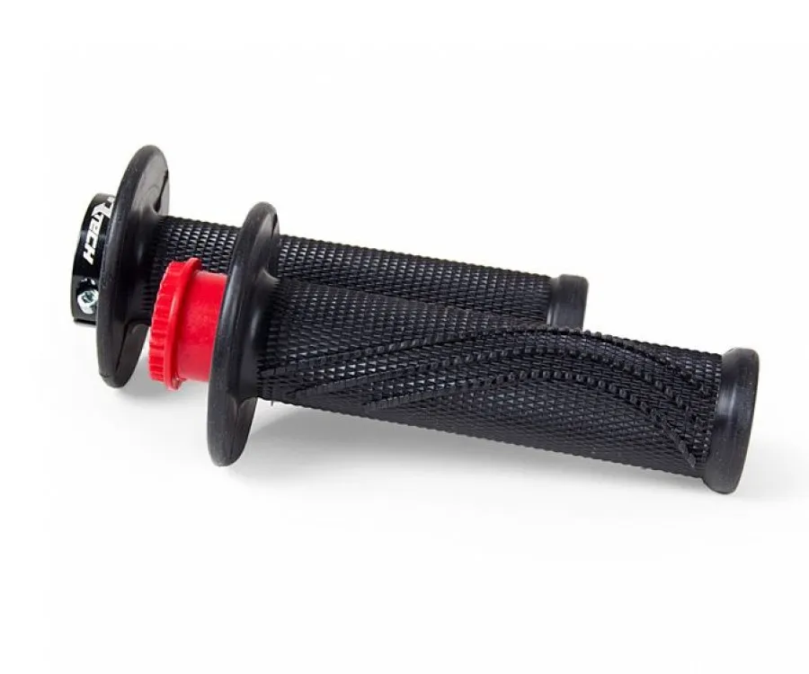 Manopole Racetech R20 lock-on NERO