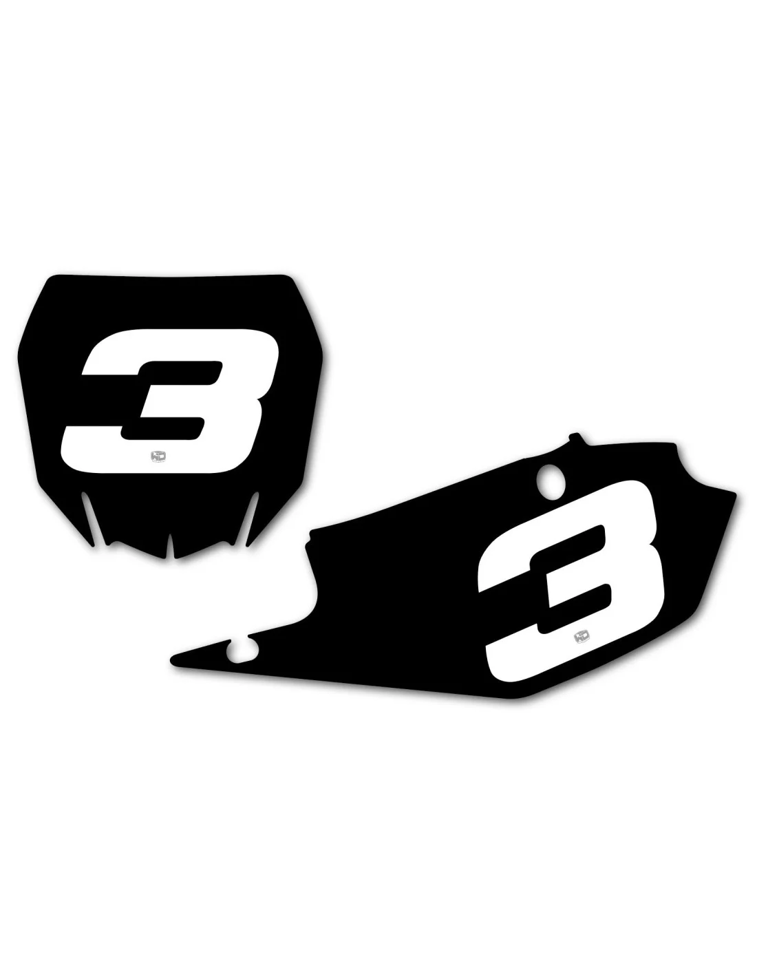 Numero Gara 13.50 x 20 cm 3 pz Bianco