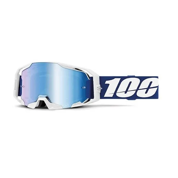 Occhiali Off-Road 100% ARMATIC BLUE - LENTE A SPECCHIO BLU