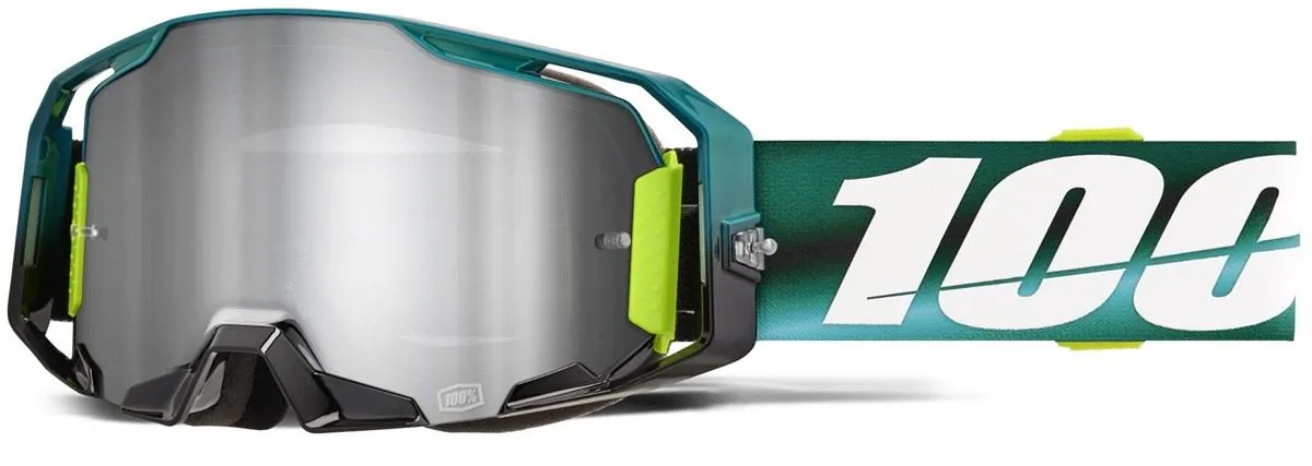 Occhiali Off-Road 100% ARMATIC POLARITY - LENTE A SPECCHIO ARGENTO