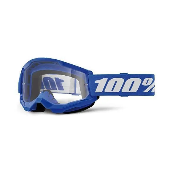 Occhiali Off-Road 100% The STRATA 2 BLUE - LENTE TRASPARENTE