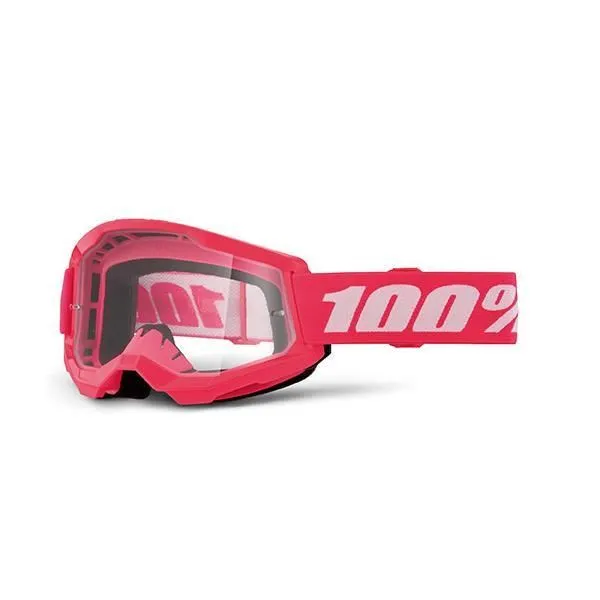 Occhiali Off-Road 100% The STRATA 2 PINK - LENTE TRASPARENTE