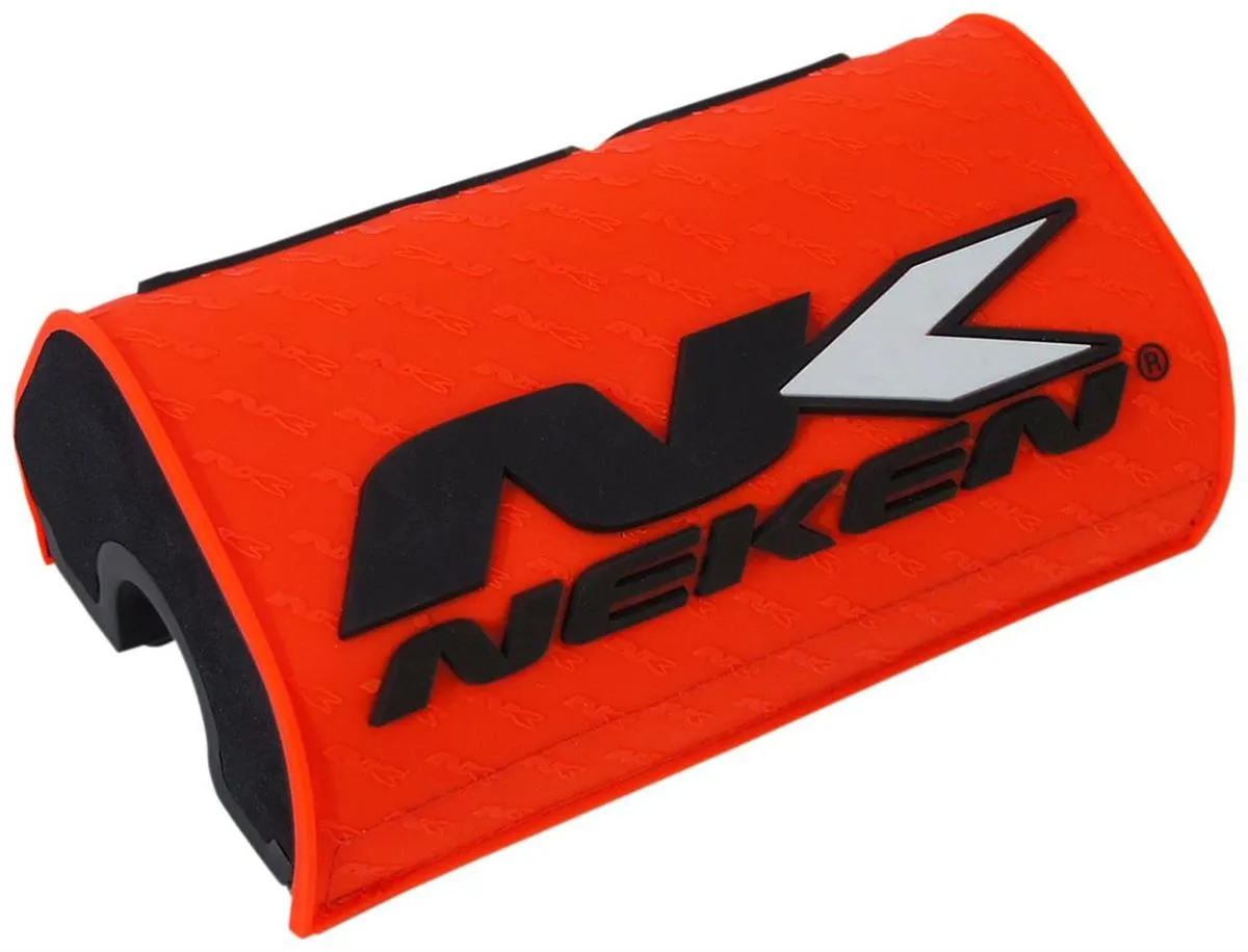 Paracolpi Neken Oversize a mattoncino per manubrio da 28mm Arancione Fluo