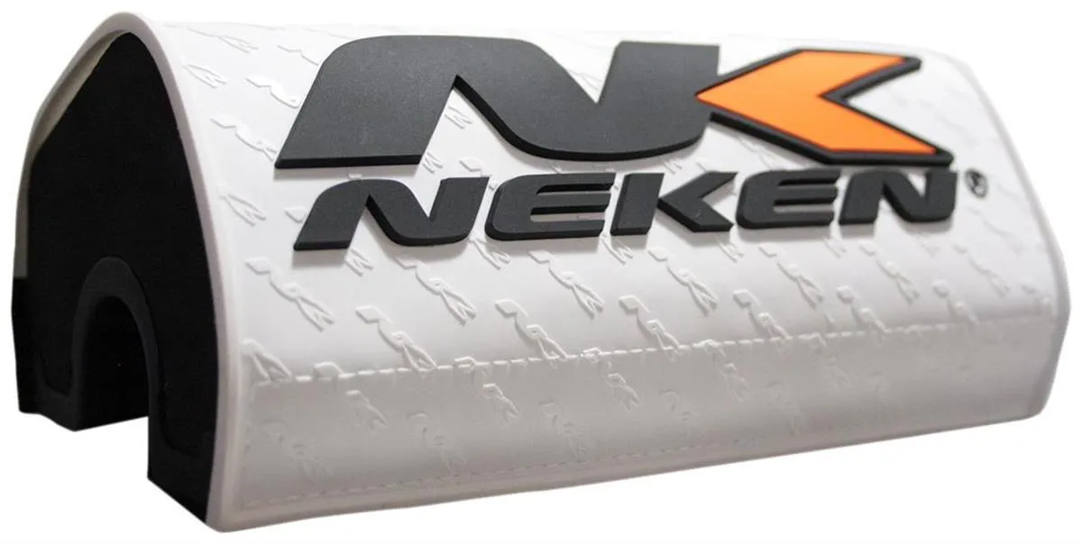 Paracolpi Neken Oversize a mattoncino per manubrio da 28mm Bianco