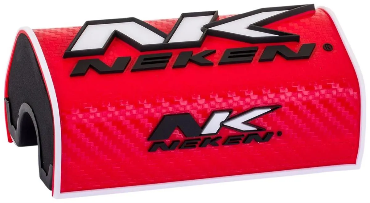 Paracolpi Neken 3D Oversize a mattoncino per manubrio da 28mm rosso