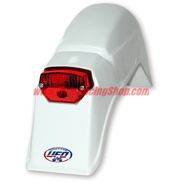 Parafango posteriore enduro con fanalino UFO per KTM GS/Cagiva/WRX 1980-1983