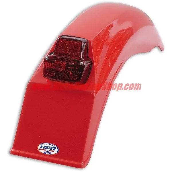 Parafango posteriore enduro universale con fanalino UFO per 125cc-250cc-500cc 1979-1989 - Villa SM 1980-1981