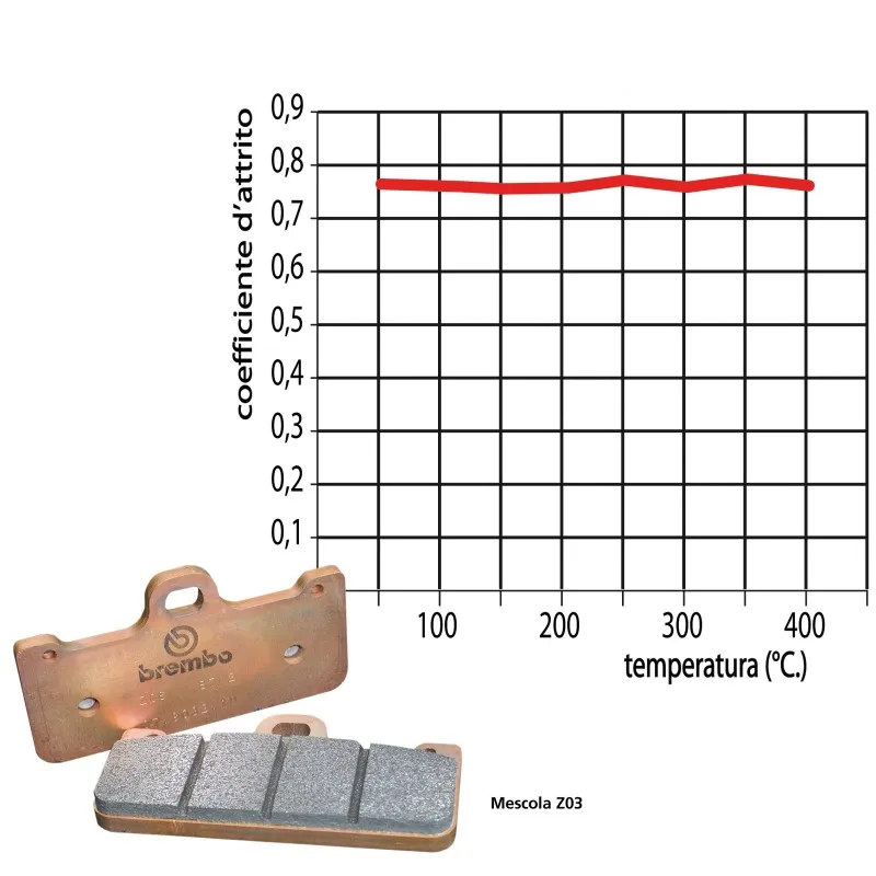 Pastiglie Freno anteriori Z03 endurance