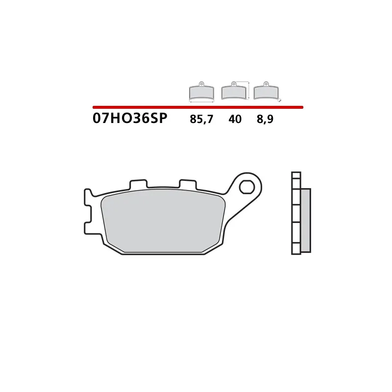 Pastiglie Freno SP 07HO36SP HONDA KAWASAKI SUZUKI, Brembo