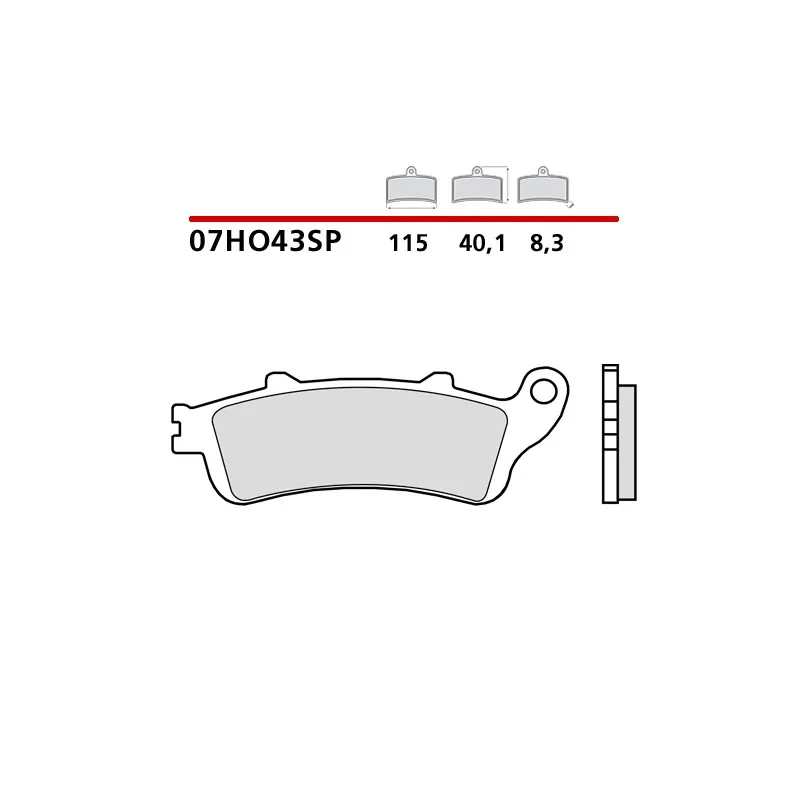 Pastiglie Freno SP 07HO43SP HONDA, Brembo