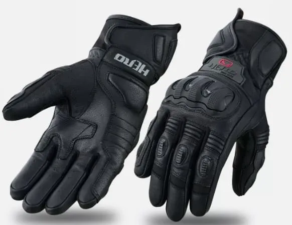 Guanti Moto in Pelle Protezioni Imbottito di Hero Italia