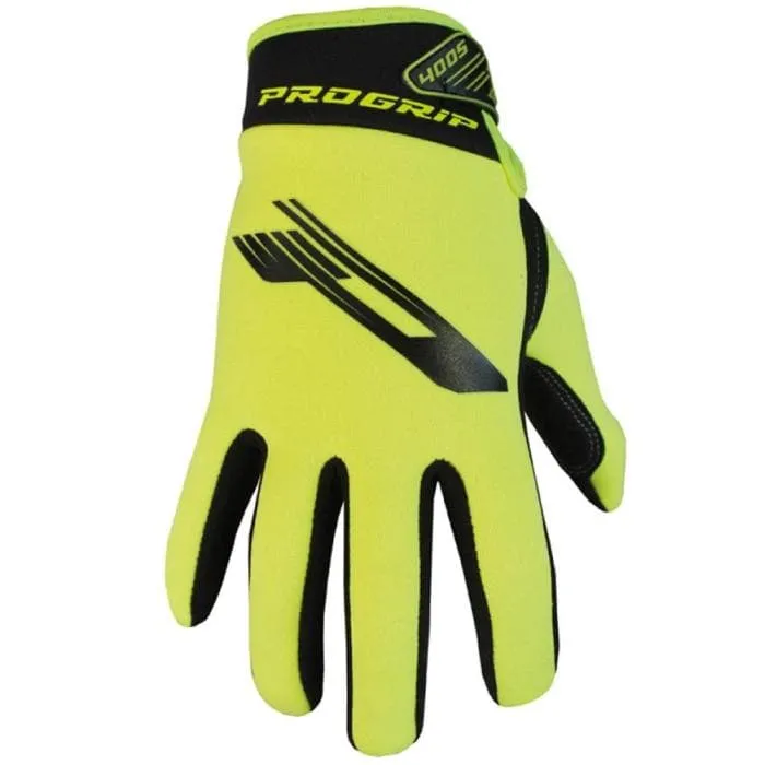Guanti PROGRIP bimbo neoprene giallo fluo