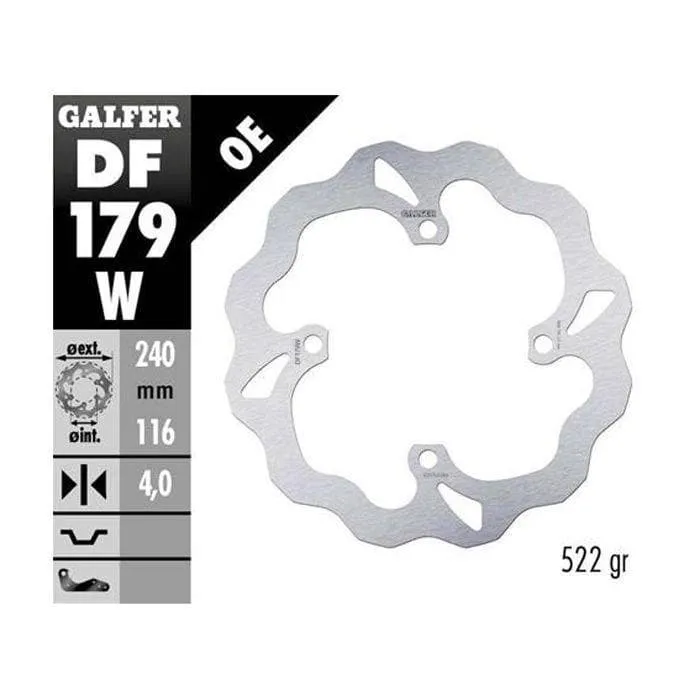 Disco freno GALFER fisso 240mm