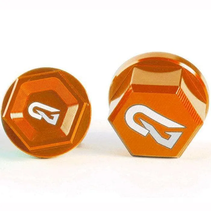 Kit dadi perni ruota ant. + post. arancio KTM EXC - EXC F 125 => 530 208-2015 | SX - SXF 125=>505