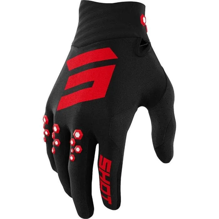 Guanti cross | enduro SHOT CONTACT red