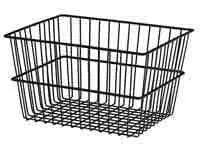 Cestello bici BRN norveggia posteriore maxi in acciaio nero