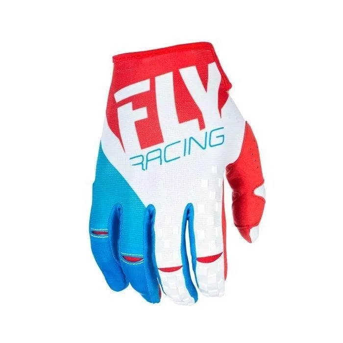 Guanti cross | enduro FLY RACING Kinetic bimbo rosso - bianco - blu