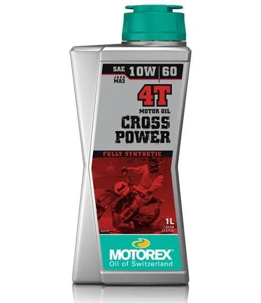 Olio motore 4T MOTOREX CROSS POWER sintetico 10w60 1lt.