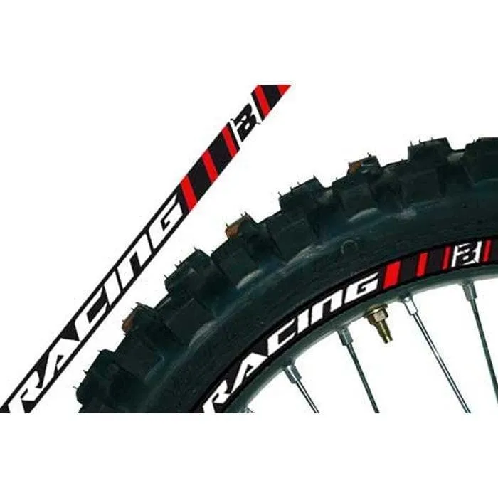 Kit adesivi cerchi Racing BLACKBIRD rosso