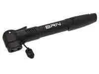 Mini pompa BRN JET valvola doppia in plastica nera