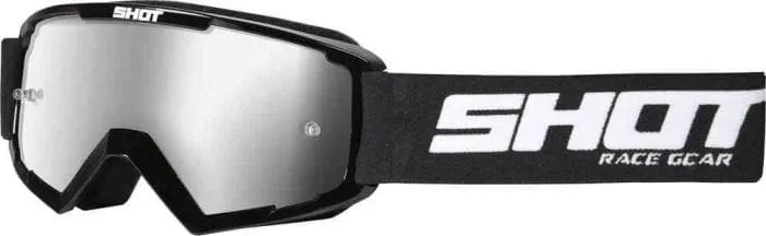 Maschera cross | enduro bimbo SHOT GOGGLES ROCKET KID black lente specchiata iridium