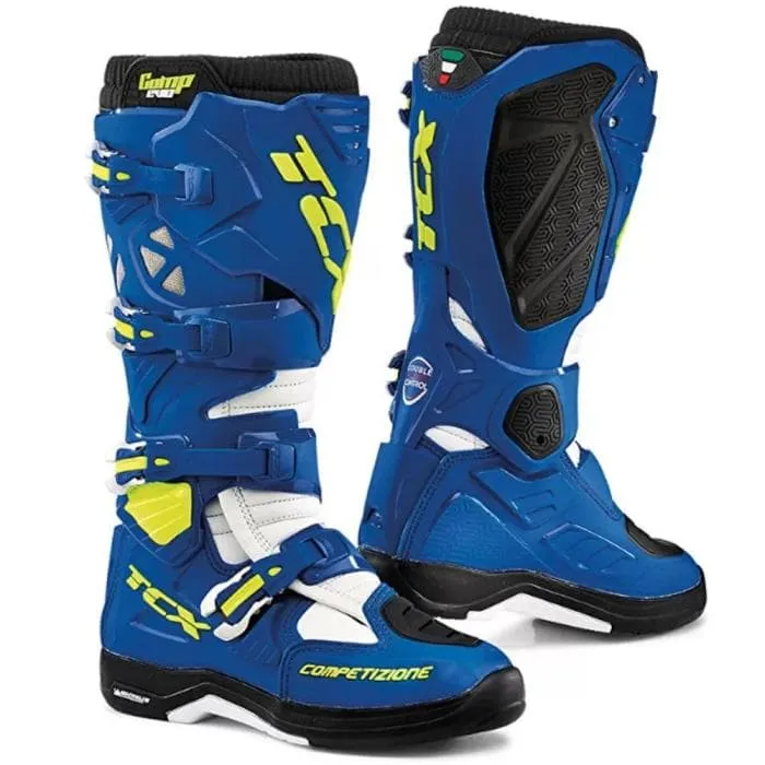 Stivali TCX COMP EVO 2 MICHELIN bright blue | white 2019