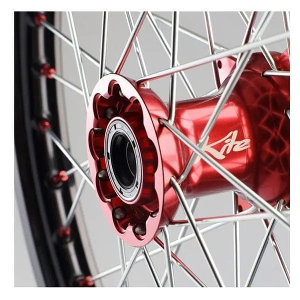 Ruota - cerchio KITE MX-EN post. 2,15"X18" nero/rosso per Honda Crf
