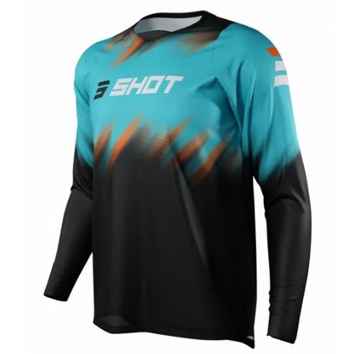 Maglia cross | enduro SHOT VERSUS turquoise