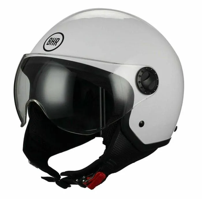 Casco demi-jet BHR 801 bianco lucido