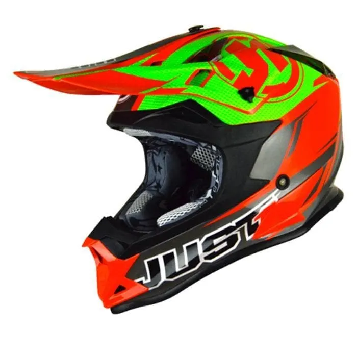 Casco Cross | Enduro JUST1 J32 Pro Rave red | lime