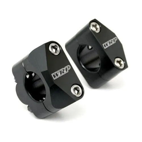 Kit adattatori per manubrio 28.6 mm su piastre da 22 mm WRP - neri