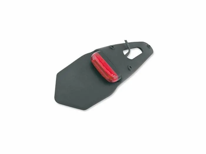 Portatarga Vparts universale enduro rosso 5 led