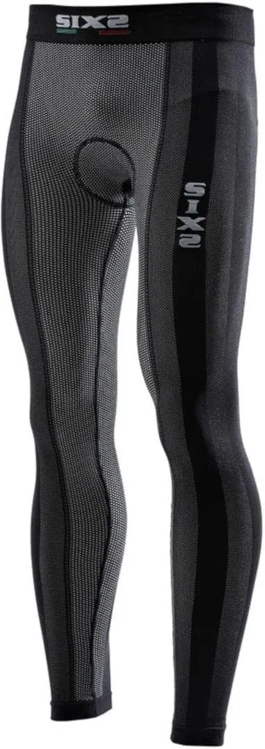Pantaloncino intimo leggins SIXS con fondello moto black CARBON