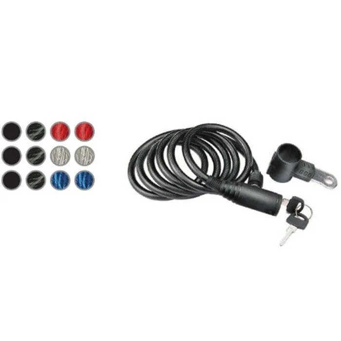 Antifurto spirale BRN PLASTIC 8x150 nero