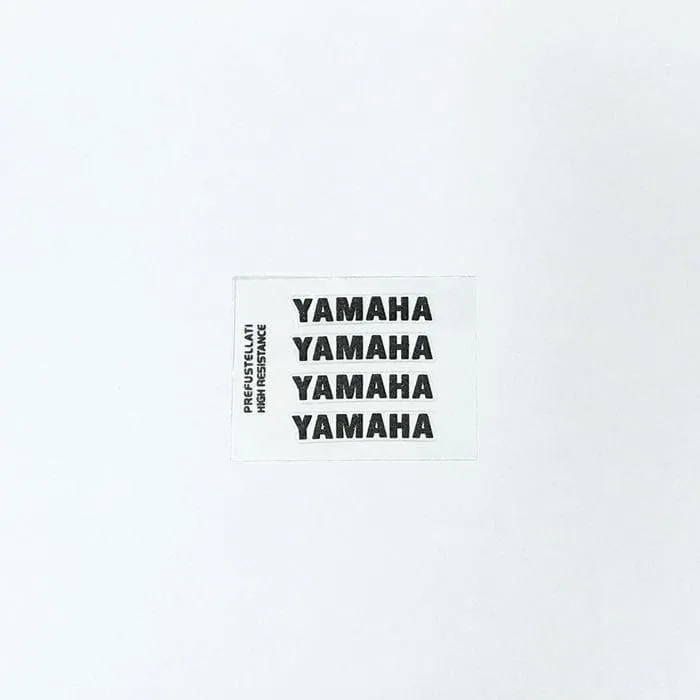 Adesivi prefustellati logo trim YAMAHA 4 pz. nero