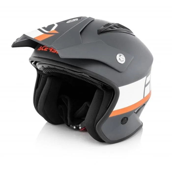 Casco Jet ACERBIS Aria grigio | bianco