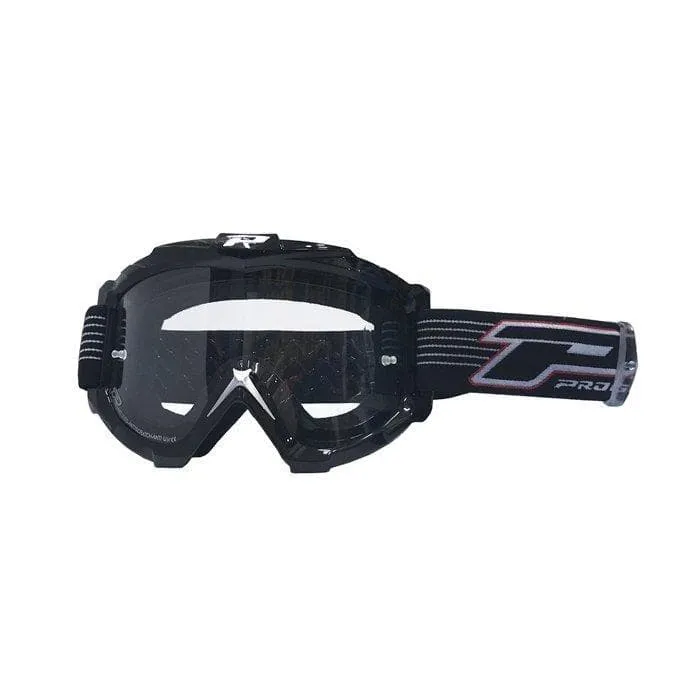 Maschera PROGRIP 3301 naswa nero lente trasparente