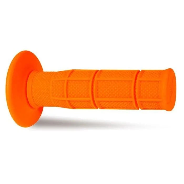 Coppia manopole PROGRIP soft touch cross arancio fluo art. 794