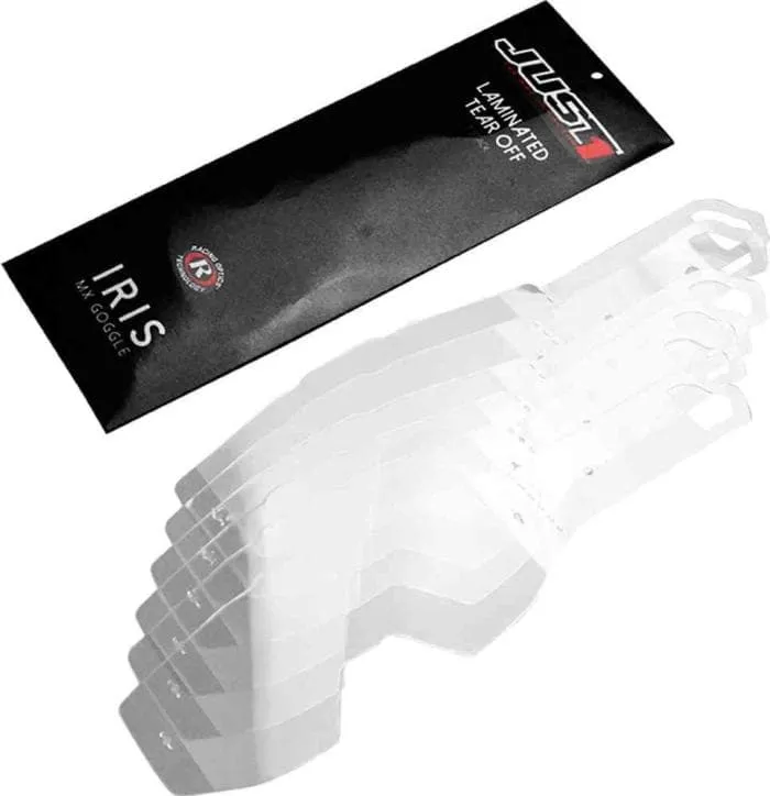 Lente a strappo JUST1 iris tear off laminated pack 2 x 7
