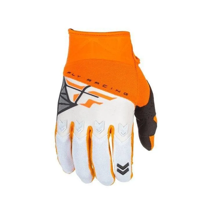 Guanti cross | enduro FLY RACING F-16 arancione - bianco