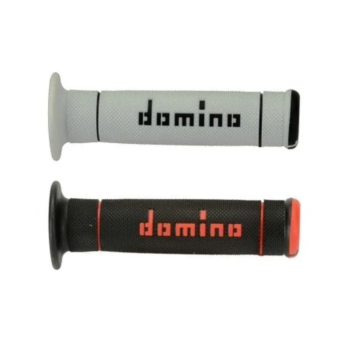 Coppia manopole DOMINO Trial grigio|nero