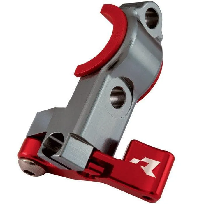 Kit leva hot start RTECH alluminio lato freno universale grigio-rosso