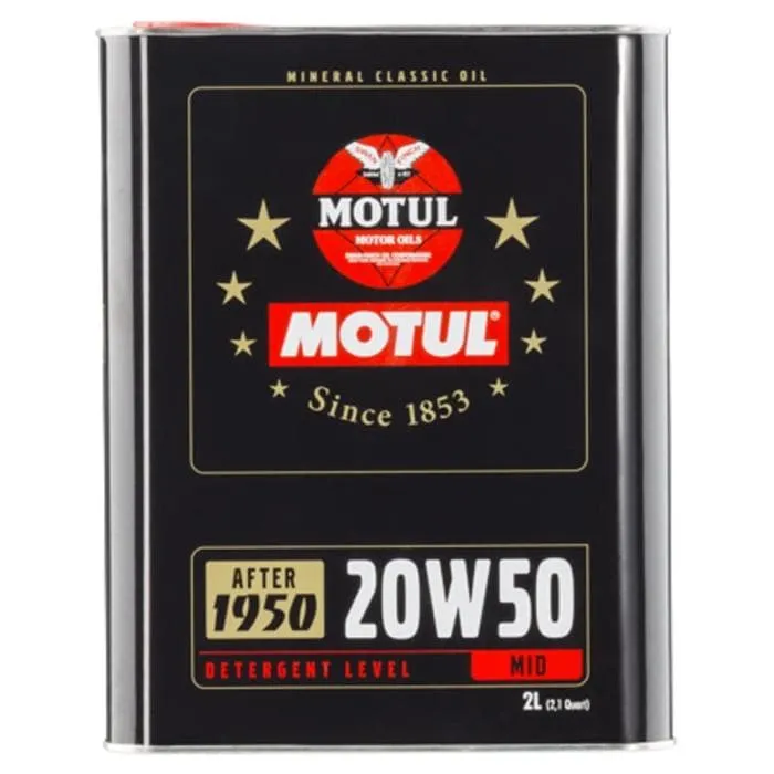 Olio auto MOTUL classic SAE 20w50 2lt