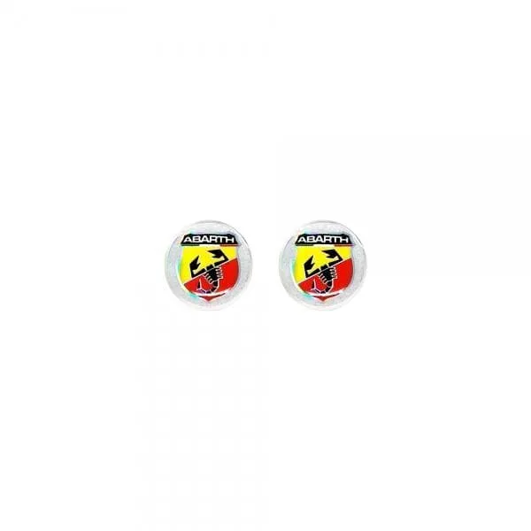 Adesivo 4R ABARTH 3D stemma 12mm 2 pz.