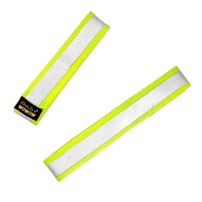 Bracciale rifrangente velcro WOWOW 3M giallo