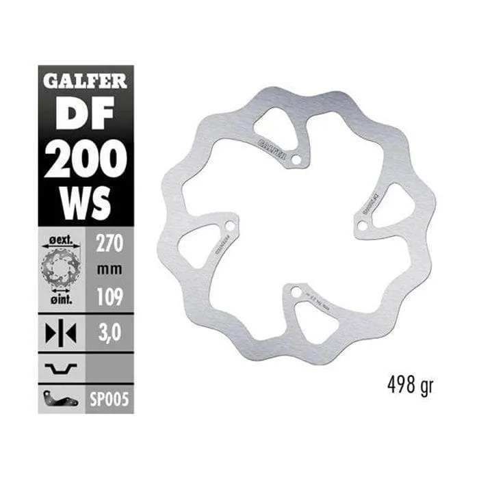 Disco freno GALFER wave maggiorato 270mm