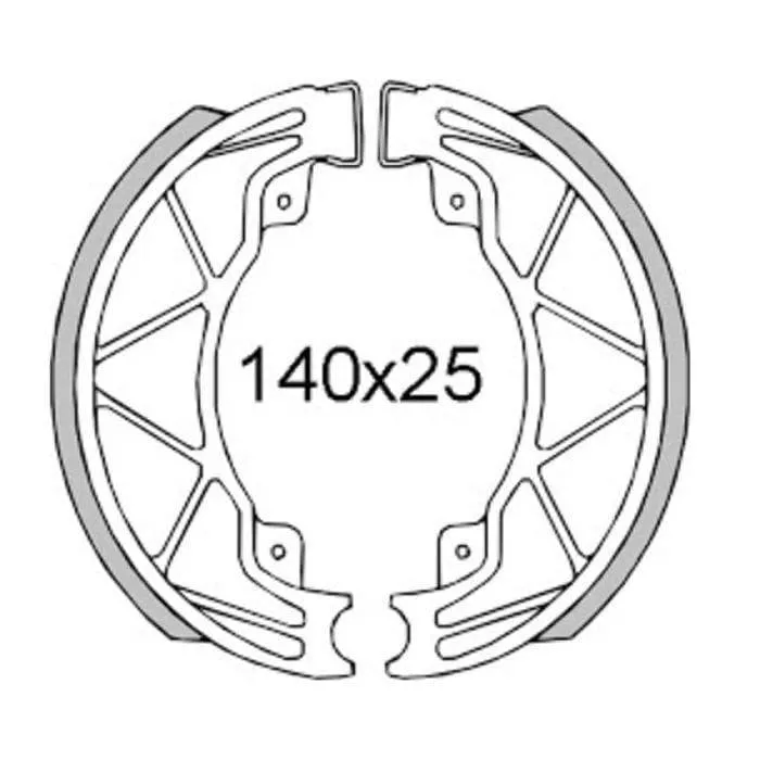 Ganasce freno posteriori Piaggio Liberty 125 RMS