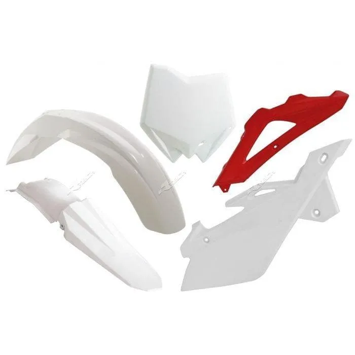 Kit plastiche RTECH replica HSQ bianco rosso CR-WR 250-300 2006 - 2013