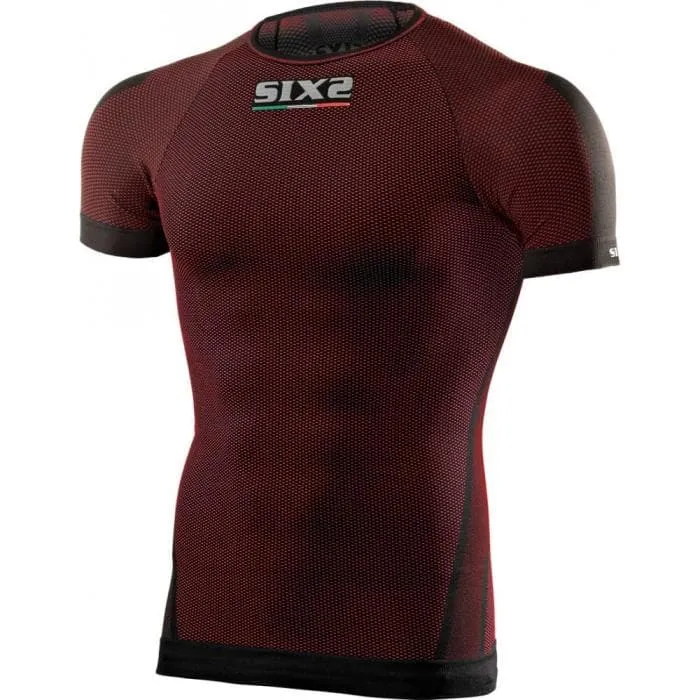 Maglia mezze maniche SIXS CARBON dark red