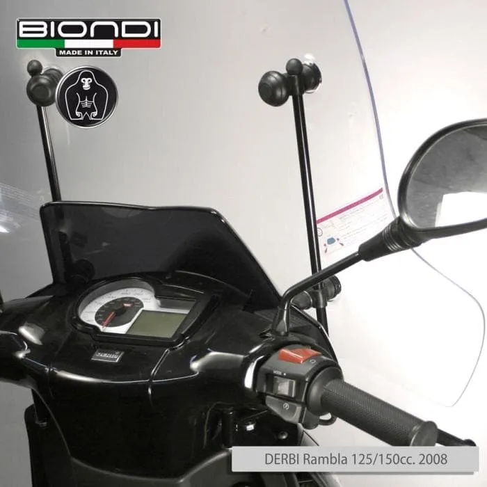 Kit attacchi per parabrezza BIONDI schermo Aprilia Sport City 125 |250